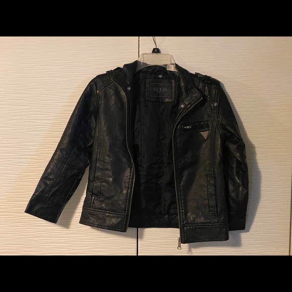 guess pleather jacket